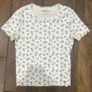 floral hollister top